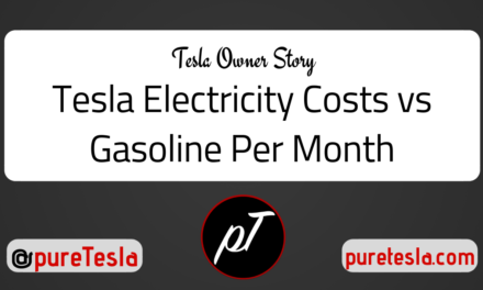 Owner Story: Tesla Electricity Costs vs Gasoline Costs Per Month