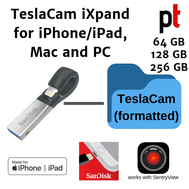 TeslaCam iXpand - Tesla Dashcam on iPhone and iPad via Lightning - Pure ...