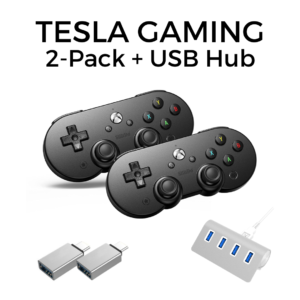 Bundle: Tesla Gaming Controllers (2-Pack) + Free USB Hub