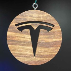 Tesla Handcrafted Ornament 2021
